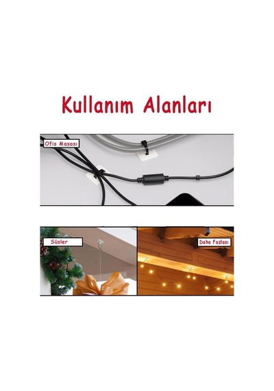 40'lı Kablo Sabitleme Ve İzolasyon Seti - 20x20 Kroşe - 2,5x100 Kalo Bağı -makaron