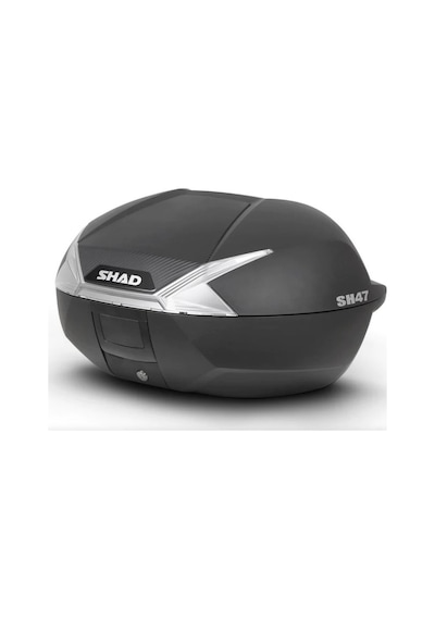 Shad Sh47 Motosiklet Arka Çanta Beyaz 47 Litre Std