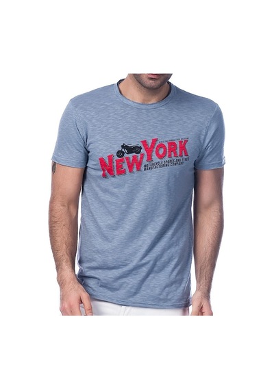 Scorp Graphics New York Baskılı Erkek Tişört