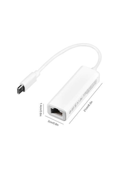 Usb 3 .1 Type-C To Ethernet Rj45 Mac Network Internet Adaptörü