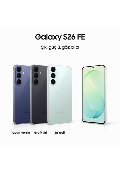 Samsung Galaxy S26 FE 8 GB 256 GB (Samsung Türkiye Garantili)