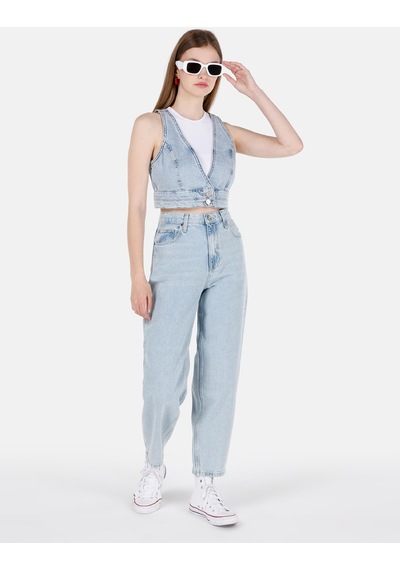 Colin's Colins Dar Kesim Mavi Kadın Büstiyer Cl1069617 Q1.v1 Dn43478 Denim