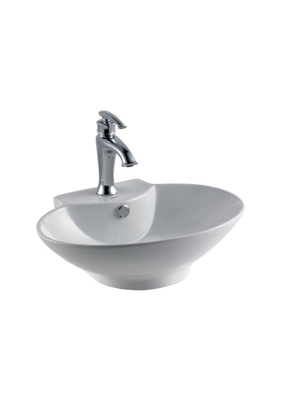 Lena - Tezgah Üstü Porselen Lavabo - E-4106 Beyaz