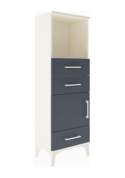 Arges Dolap 2 Raflı 3 Çekmeceli Tek Kapaklı 44x30x134 Aytaşı-... Aytaşı