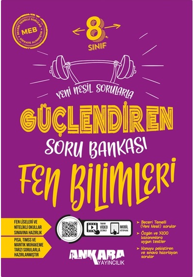 8.sınıf 2024-2025 Fen Bilimleri 5 Kitap Set