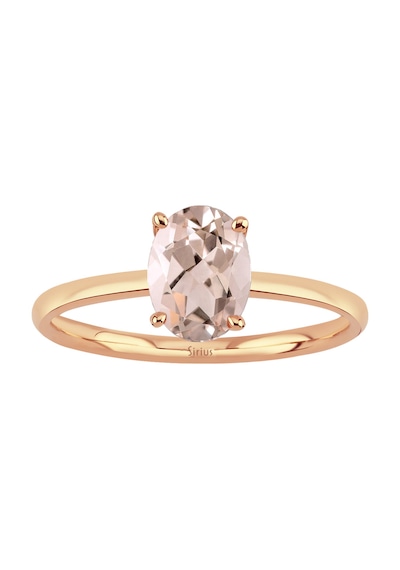 Sirius Oval Morganite Taşlı Esila Yüzük 0802r0050