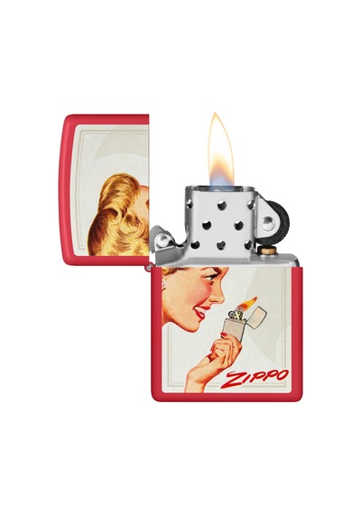 Zippo 233/218 Zippo Couple Set Girl/guy Çakmak Çok Renkli