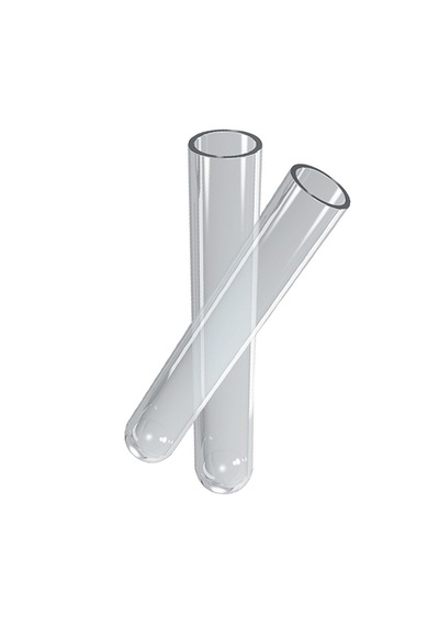 Cam Deney Tüpü Boroslikat Dibi Yuvarlak 12 75mm 5ml 10 Adet