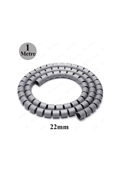 Spiral Kablo Toplayıcı Düzenleyici 22mm - 1 Metre