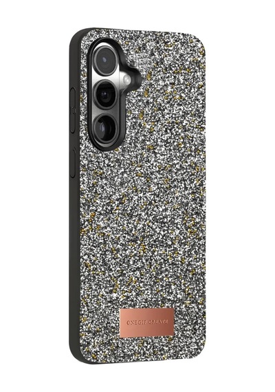 Magicool Onegif Samsung Galaxy Uyumlu S24 Fe Bright Simli Kapak - Gold