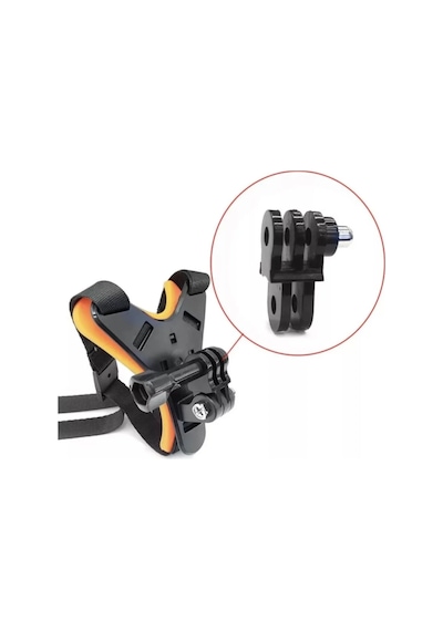 Eken Gopro Aksiyon Kamera Kask Için Çene Bağlantı Aparatı Tuyu Ty68