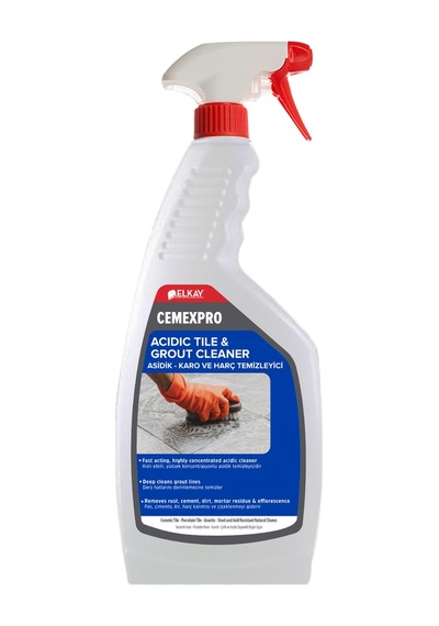Elkay Vh602 Cemex Pro Asit İçeren Karo Ve Harç Temizleyici Sprey 500 Ml