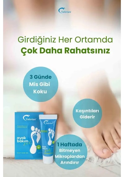 Valerian Ayak Bakım Seti 2'li
