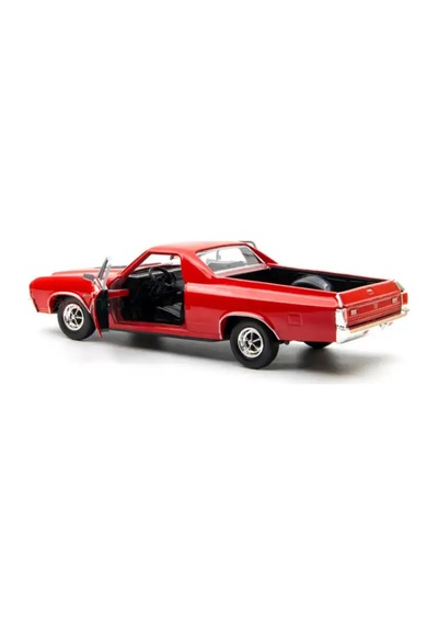 Motor Max 1:24 1970 Chevy El Camino Ss 396 Model Araba - Kırmızı Metal Diecast Koleksiyon