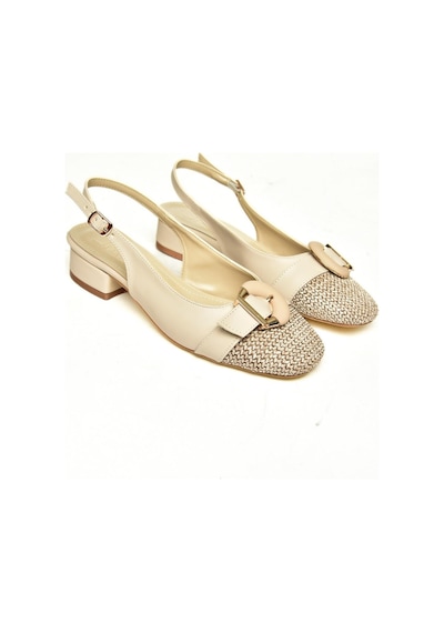 Fox Shoes U676235309 Ten Alçak Topuklu Kadın Ayakkabı Ten