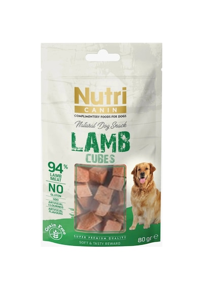 Nutri Canin Lamb Cubes Kuzulu Köpek Ödülü 80 Gr