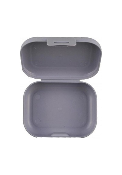 Buççin Online Mağaza Sabun Saklama Kutusu Katı Sabun Seyahat Kabı 2 Adet Gri Plastik Gri Çok Renkli