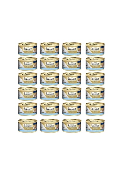 Gourmet Gold Kıyılmış Ton Balıklı Yetişkin Kedi Yaş Mama 24x85g