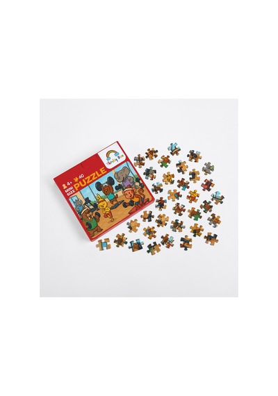 Spor Takımı Mini Puzzle 40 Parça 3-7 Yaş Eğitici Çocuk Puzzle Yapboz