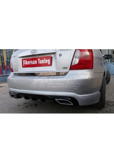 Accent Era Difizörlü Arka Tampon Eki-----fibersan Tuning
