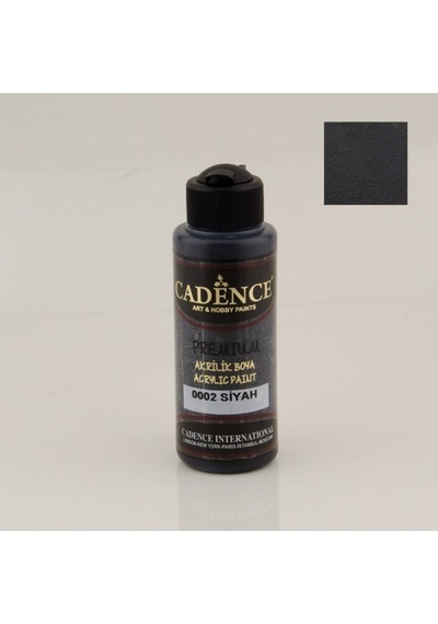Cadence Akrilik Boya 120 Ml. 0002 Siyah