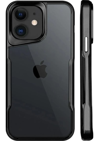 Gld-spt- Newface Apple Uyumlu iPhone 11 Kılıf Boyi Silikon Kapak - Siyah