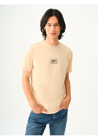 LOFT Regular Fit Erkek Tshirt K.kol Lf2037090 Q1.v1 Bej