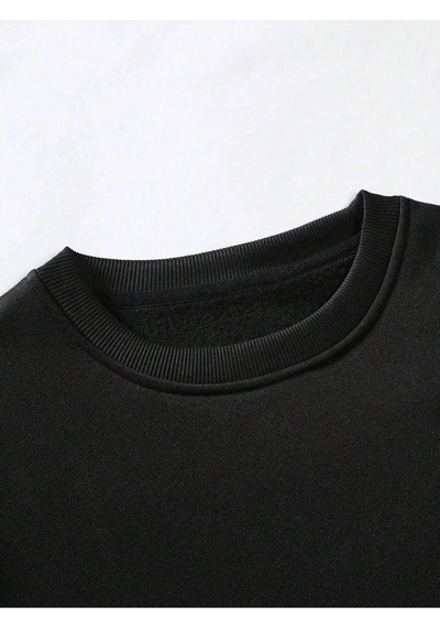 Startmore Adrift Manfinity Homme Hand Print Drop Shoulder Sweatshirt Beyaz Siyah