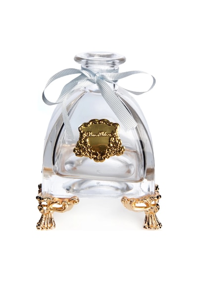 Pirinç Ayaklı Gold Renkli Kare Cam Diffuser 250 Ml. Ağaç