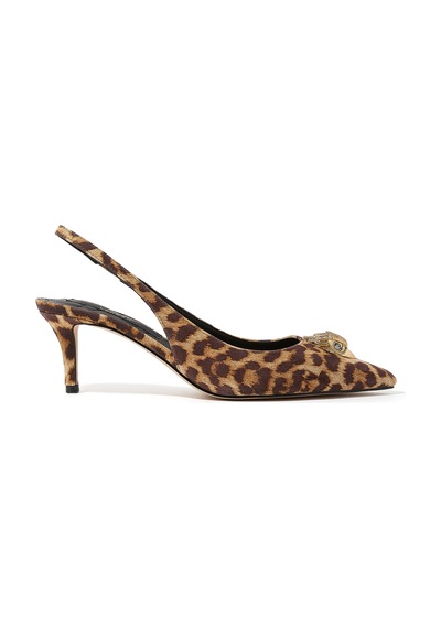 Kurt Geiger Şık Tasarımlı Yüksek Topuklu Slingback Ayakkabı Kahverengi
