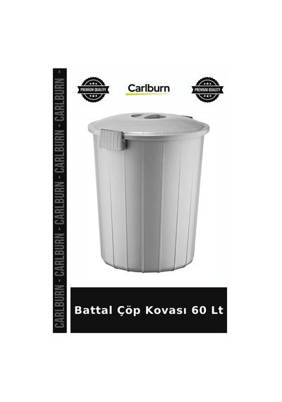 Özel Üretim Battal Çöp Kovası 60 Lt Atık Büyük Hacimli Mutfak