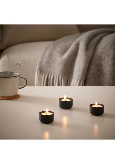 Tealight Mum, Beyaz, 4 Saat, 100 Adet beyaz