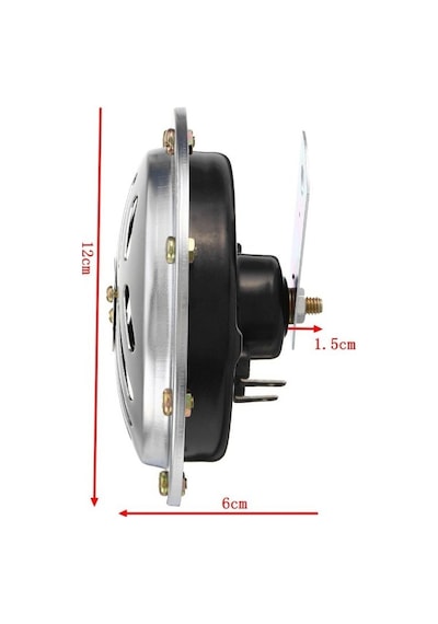 Hella Tip Tone Küçük Kafa Korna Seti 12 Volt Krom 2 Adet