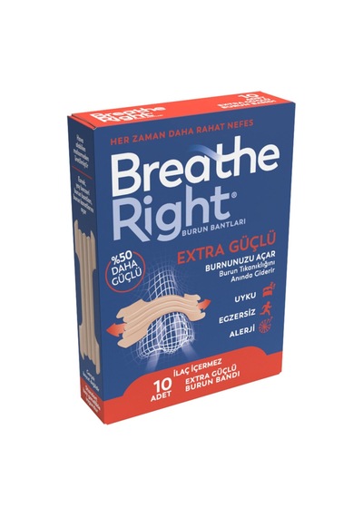 Breathe Right Extra Burun Bantları 10 Adet - 7 Adet Tarı