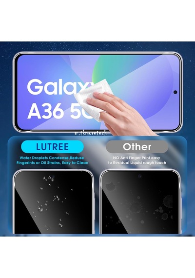 Samsung Galaxy A36 / A56 Uyumlu Ekran Koruyucu Kırılmaz Cam Şeffa