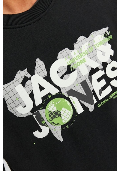 Jack & Jones Jack&jones Jcodust Sweat Crew Neck Siyah 001