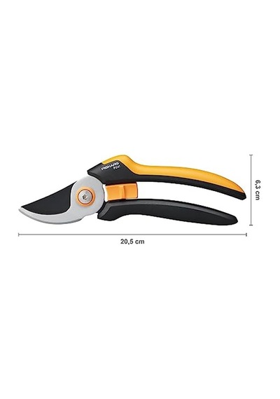Ayrex Bıçaklı Budama Kesme Çapı 2 6 Cm Yapışmaz Kaplamalı Yüksek Kaliteli Çelik Bıçaklar Uzunluk 22 5 Cm Siy