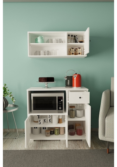 Besta 90 Cm Set Altı Dolap Beyaz - Beyaz