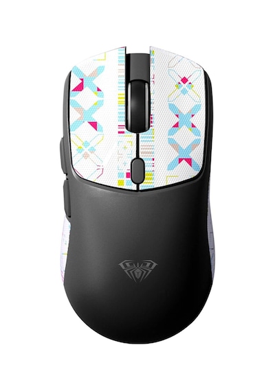 Aula Sc580x Lightweight Paw3311 Sensör 10000 Dpı 1000hz Kablolu Ve Kablosuz Gaming Oyuncu Mouse Siyah