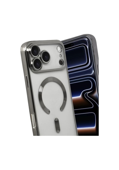 Apple İphone 17 Pro Uyumlu Kross Magneticsafe Kapak - Titan Gri