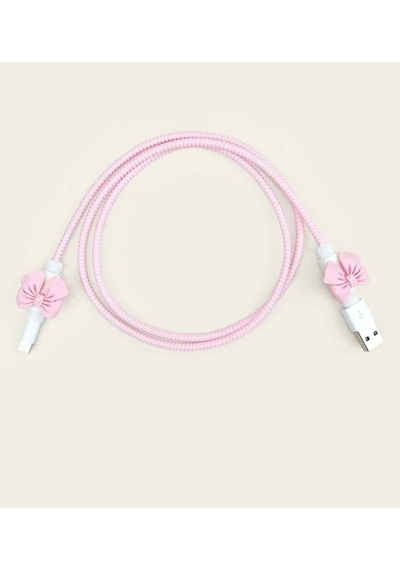 Pembe Fiyonk Sarma Kablo Koruyucu