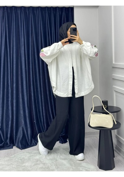 Kmn001 Nakış İşlemeli Kimono 001