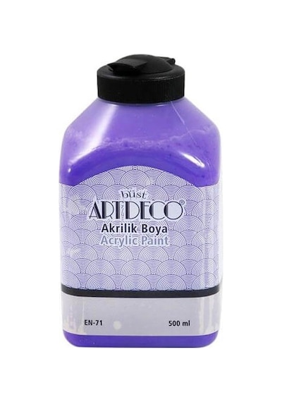 Artdeco Akrilik Boya 70l-3608 Mor 500ml Çok Renkli