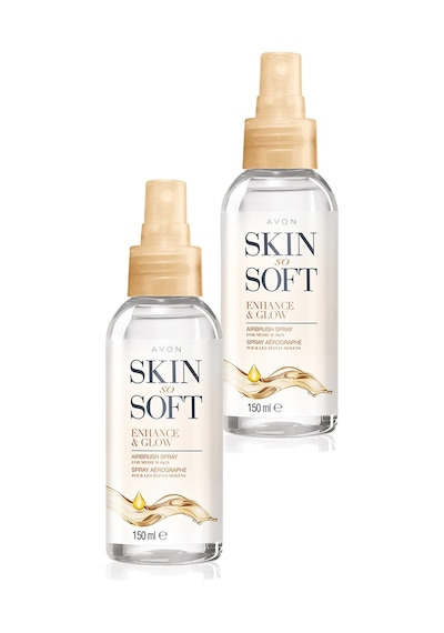 Avon Skin So Soft Enhance & Glow Nemlendirici Sprey Vücut Yağı 2 x 150 ML
