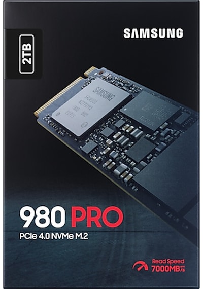 Samsung 980 Pro MZ-V8P2T0BW 2 TB PCIe 4.0 NVMe M.2 SSD