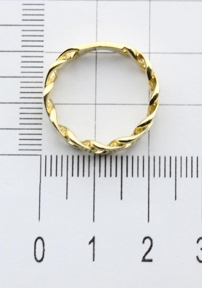 14k Altın Gurmet Desen Chocolate Yüzük 4y28096 Sarı Altın