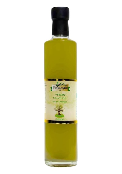 Erken Hasat Soğuk Sıkım Zeytinyağı Filtresiz Cam Şişe 250 Ml