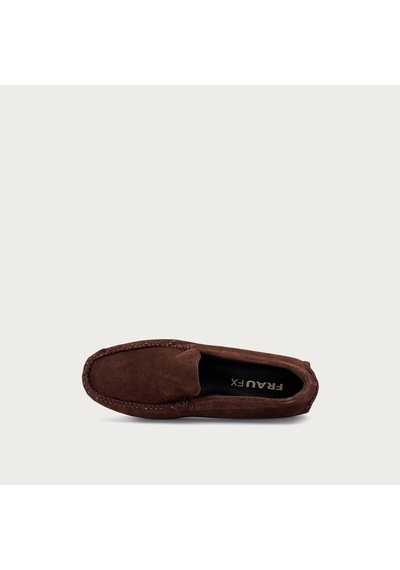Brown Oxford / Klasik Erkek 12b0 Frau Velour Leather Kahverengi