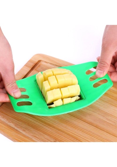 Kare Dizayn Pratik Kolay Patates Dilimeme Aleti Aparatı Bıçağı 5332 0