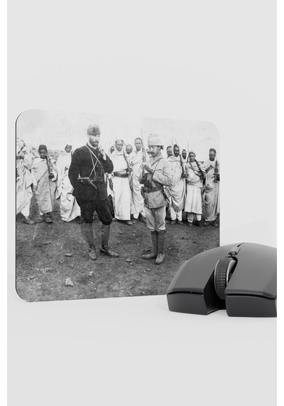 Mustafa Kemal Atatürk V4 22x18 Gaming Kauçuk Kaymaz Taban Mouse Pad Fare Altlığı
